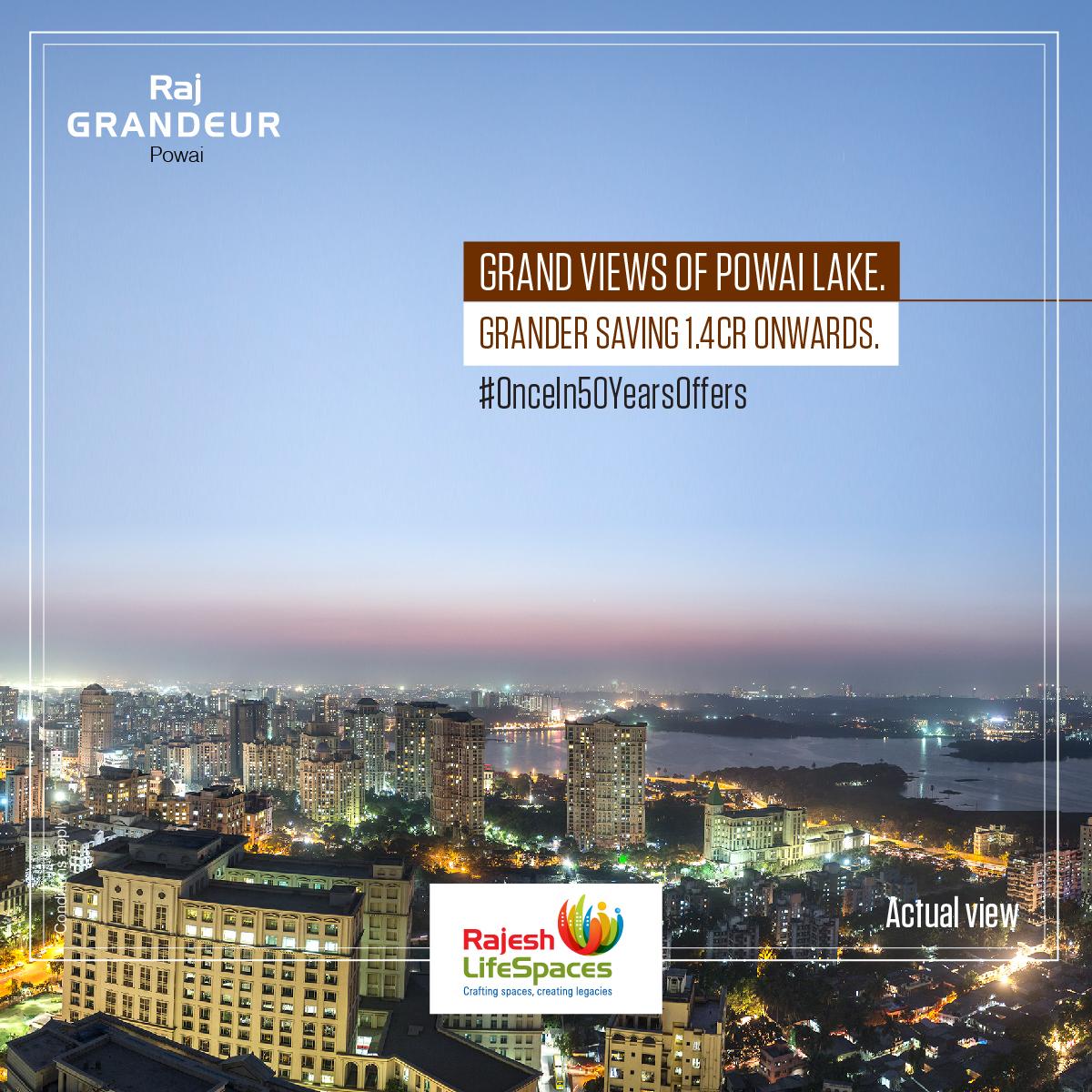 Grand Views of Powai Lake Grander Saving 1.4 Cr. Onwards at Raj Grandeur, Powai, Mumbai Update